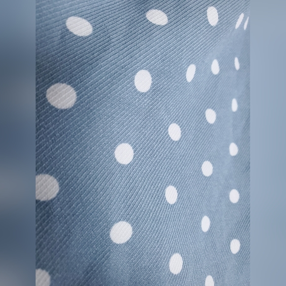 Allie Rose NWT Light Blue Polka Dot Drawstring Flowy Boutique Shorts S - Picture 5 of 13